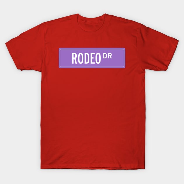 Rodeo dr purple T-Shirt by annacush